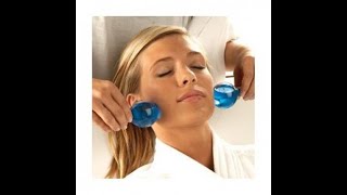 Tutorial MassageCold Globes Facial Cryo Therapy [upl. by Lydell725]