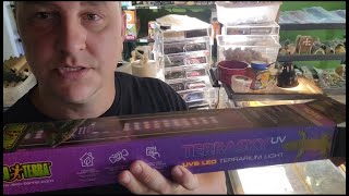 Exoterra LED Reptile UVB Review  is it better than tube uvb [upl. by Emlyn256]