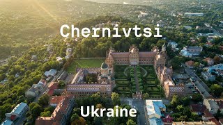 Chernivtsi Ukraine 4K Drone Footage [upl. by Naro]