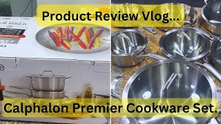 Calphalon 12 Piece Cookware Set Review  Unboxing my favourite Cookware Set  2023 Thanksgiving Buy [upl. by Torrlow630]