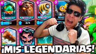 ¡ATACANDO con TODAS mis LEGENDARIAS al MISMO TIEMPO  Clash Royale🏆 [upl. by Ginnie]