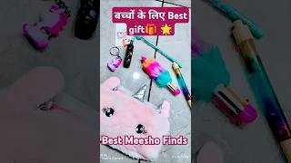 Unicorn Fur mini pouch with exciting combo stationery meesho meeshofinds unboxing rainbowpen [upl. by Leanora]