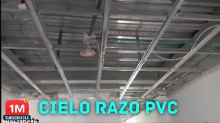 COMO Instalar Techo de PVC Paso a Paso cielo Razo de PVC¡ [upl. by Willette961]