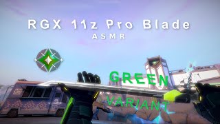 RGX 11z Pro Blade ASMR Green Variant [upl. by Nossaj]