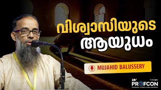 വിശ്വാസിയുടെ ആയുധം  Mujahid Balussery  28th PROFCON  Trivandrum [upl. by Langelo970]