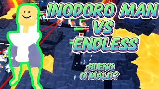 PRUEBO EL INODORO MAN EN EL ENDLESS 🚽☢️ SKIBIDI TOILET TOWER DEFENSED 🚽☢️Roblox [upl. by Zoba]