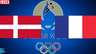 2024 PARIS OLYMPICS DENMARK vs FRANCE Mens Handball LIVE GAME CAST amp CHAT [upl. by Eeldarb]