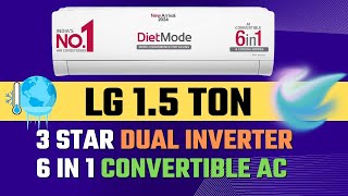 LG 15 Ton 3 Star Dual Inverter Split AC 2024  Best 3 Star AC 15 Ton 2024 [upl. by Salinas]