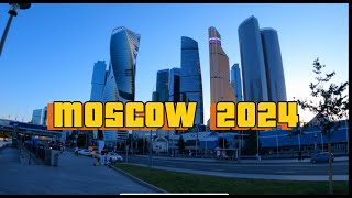 MOSCOW 2024 RUSSIA  WALKING TOUR [upl. by Lyall962]