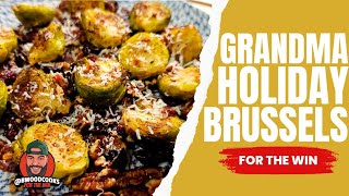 The WEIRDEST Holiday Side Dish Of All Time GRANDMAS Holiday Brussels  cooking recipes holidays [upl. by Ttayh626]