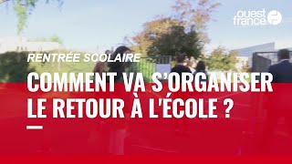 Rentrée scolaire  comment va sorganiser le retour à lécole [upl. by O'Connell175]