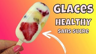 ♡• RECETTE GLACES HEALTHY  SANS SUCRE  •♡ [upl. by Assirac188]