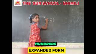 Expanded form English mathematics education TheSunSchool [upl. by Orhtej]