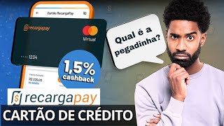 CARTÃO RECARGAPAY Vale a Pena Como Solicitar o Cartão de Crédito do Recargapay 15 de Cashback [upl. by Avis264]