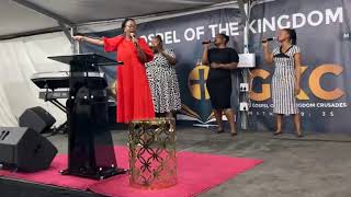 Sindi Ntombela worship medley  23 Nov [upl. by Ahseekan132]