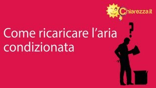 Come ricaricare laria condizionata  Consigli di Chiarezzait [upl. by Adnwahsat]