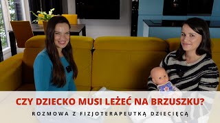 Leżenie na brzuszku  dlaczego jest ważne dla niemowlaka❓ [upl. by Dnalrag480]