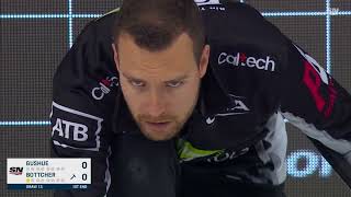 Bottcher scores four to start against Gushue  Princess Auto Players Championship Top Plays [upl. by Tibbs663]