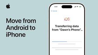 How to move from Android to iPhone  Apple Support [upl. by Sashenka]