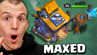 Maxed Builder Hall 10 Gameplay Clash of Clans [upl. by Atteoj]