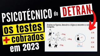 PSICOTECNICO DETRAN 2023 – Testes de atenção  Exames psicológicos  Avaliação Psicológica Detran [upl. by Wey659]