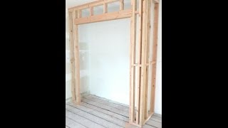 😎How to Frame a Closet 🔨coknowproconstructiontips [upl. by Albertina]