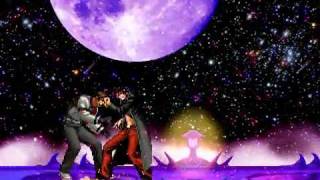 The ultimate final showdown  Kyo Kusanagi vs Iori Yagamiflv [upl. by Nylaj]