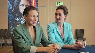 SDCC 2024  Dom ProvostChalkley amp Kat Barrell Talk Wynonna Earp Vengeance [upl. by Airaet]