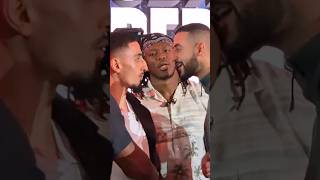 PUNCHES THROWN ANESONGIB VS SLIM ALBAHER FACE OFF BOXING FIGHT anesongib influencerboxing ksi [upl. by Sunda]