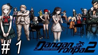 Lets Play Danganronpa 2 Goodbye Despair Blind  1  Prologue Welcome To Dangan Island [upl. by Joannes140]