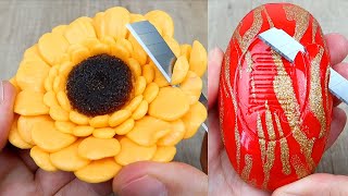 Relaxing Soap Cutting ASMR Satisfying Soap and lipstick cutting Corte de jabón  908 [upl. by Amaty917]