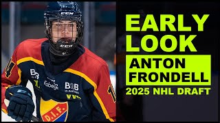 ANTON FRONDELL Highlights 2025 NHL Draft [upl. by Heffron95]