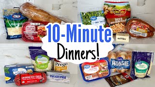 10 MINUTE DINNERS  5 Tasty amp QUICK Recipe Ideas  Cheap Home Cooked Meals Made EASY  Julia Pacheco [upl. by Myrilla]