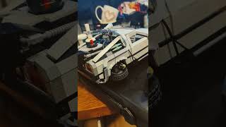 Lego DeLorean with some awesome mods  lego backtothefuture [upl. by Yrag]