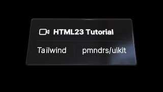 Create 3D UI with Tailwind  html23 Tutorial [upl. by Rosel355]