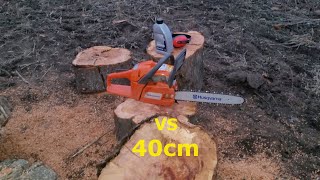 Husqvarna 120 MK II VS Bustean 40 cm [upl. by Suoicerp]