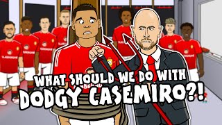 CASEMIRO What should we do with the dodgy DM🤔 Man United vs Liverpool Parody [upl. by Wivinia]