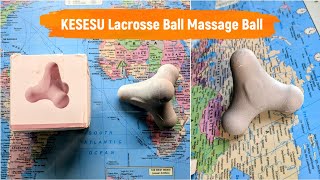 KESESU Lacrosse Ball Massage Ball Fasciitis Muscle Ball Plantar Fasciitis Relief Back Massage [upl. by Karin910]