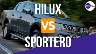 Toyota Hilux VS Mitsubishi Sportero [upl. by Mindi596]