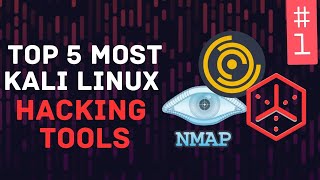 Top 5 most used kali Linux hacking tools Information gathering tools [upl. by Ecirtnahs603]