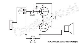 DIY Powerful Ultra Bass Amplifier ATX Computer  Simple Circuit  No IC [upl. by Tobit236]