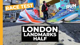 London Landmarks Half 2024 HOKA Cielo X Saucony Endorphin Pro 4 race tested [upl. by Emmuela]