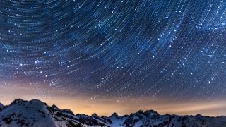 Chasing Stars at Eggishorn with time lapse [upl. by Ashien142]