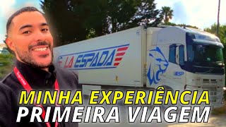 Minha primeira Viagem MOTORISTA de CAMINHÃO na Europa CAMINHONEIRO INTERNACIONAL  Vinicius Amorim [upl. by Huxley450]