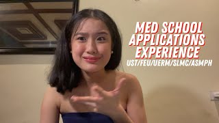 Medical School Applications 2022 UST FEU UERM SLMC ASMPH 🏥  Cheenie Francisco Philippines [upl. by Rabi]