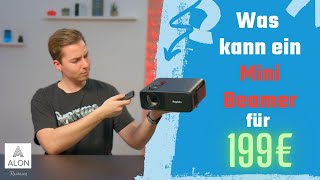 Was taugt ein Mini Beamer für unter 200€   Rayfoto Mini Beamer Review [upl. by Anned574]