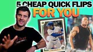 SPORTS CARDS On The Cheap  This Weeks Top 5 Pickups  PSM [upl. by Ahsinnek317]