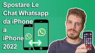 Spostare Le Chat Whatsapp da iPhone ad iPhone 2024  Trasferire dal Vecchio iPhone al nuovo iPhone🆕 [upl. by Atirys477]