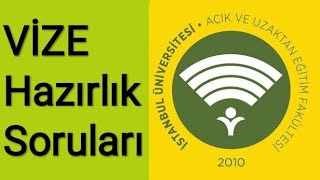 AUZEF Yönetim ve Organizasyon VİZE soruları 3Ünite sonu sorularıTıbbi Dokümantasyon ve sekreterlik [upl. by Marje144]