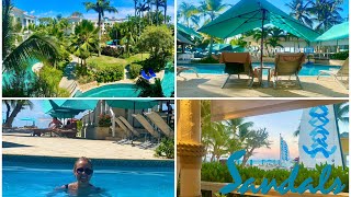 Sandals Barbados 🇧🇧 grounds walk through [upl. by Acinoda]